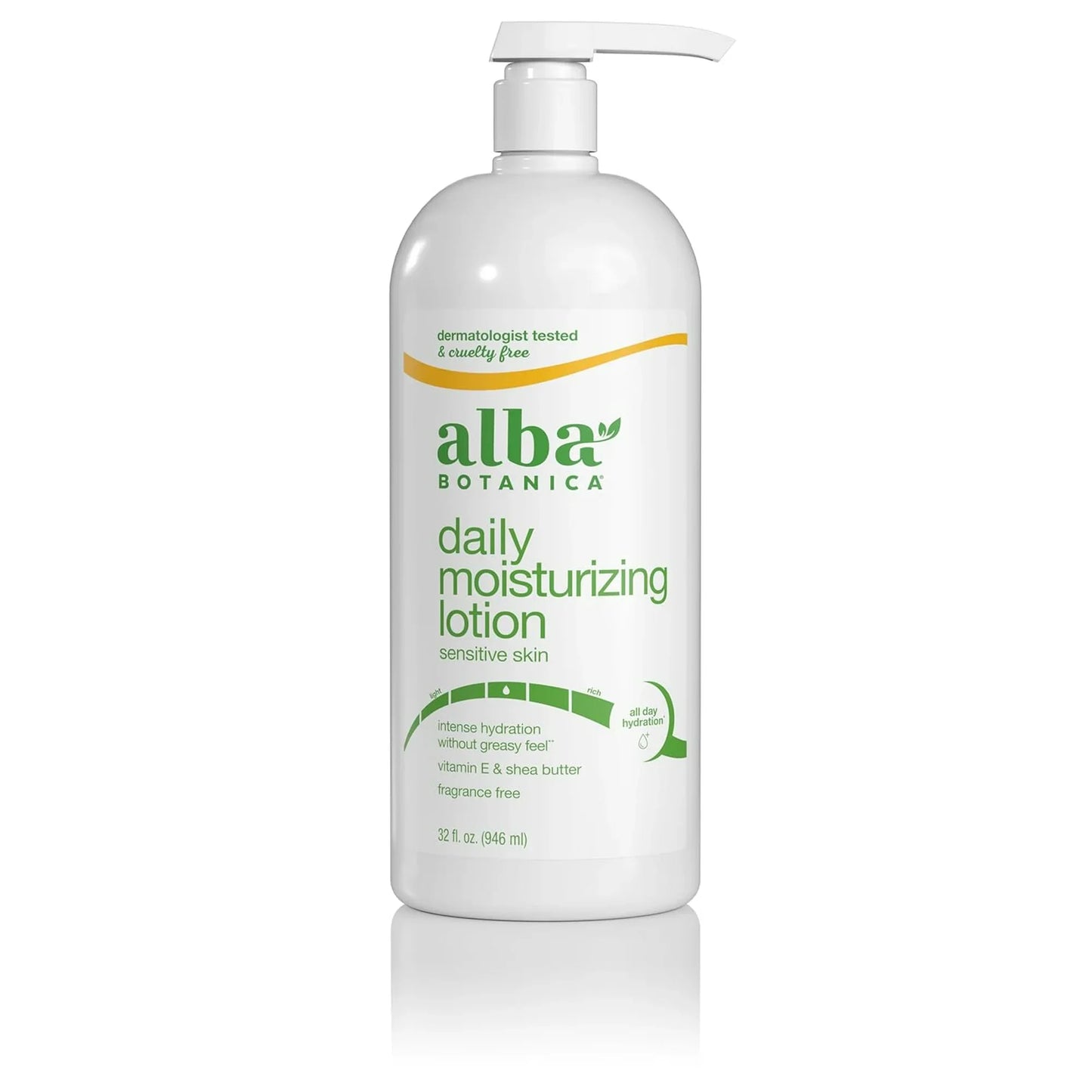 Alba Botanica Very Emollient Fragrance-Free Body Lotion (32 Fl Oz)