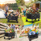 680LBS Heavy Duty Folding Wagon Cart All Terrain Garden Beach Utility Cart
