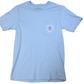 Tight Lines & Bent Rods Pocket T-Shirt - Chambray