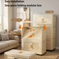 2-6 Layer Foldable Rolling Storage Bin Cabinet | Large Capacity Closet Organizer