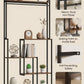 5-Tier Metal Display Shelf with LED Lights