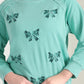 The Meadow Love Sweatshirt in Lake Green