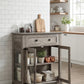 Modern Glass Door Cabinet – 3 Styles | Adjustable Shelves | Compact Storage Cupboard