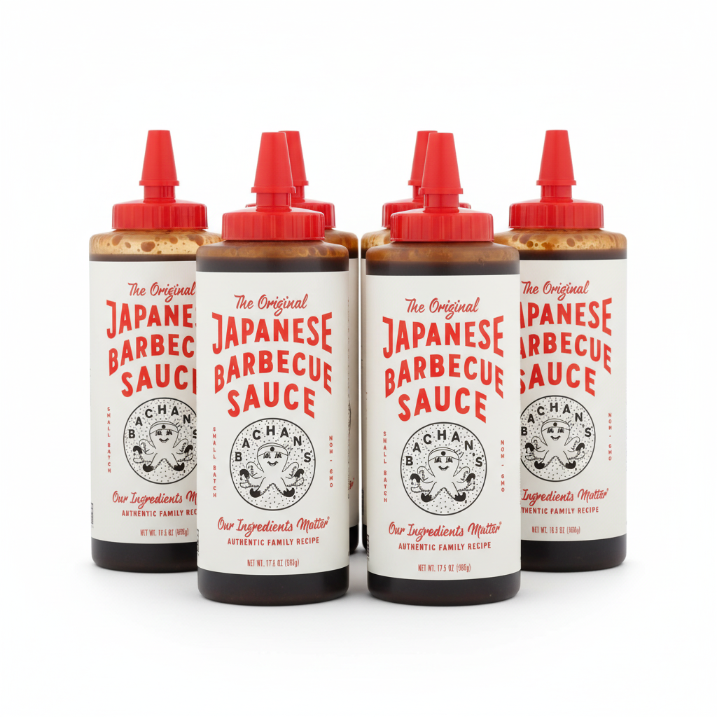 Bachan's Japanese BBQ Original Sauce - 17 Fl Oz (Pack of 6)