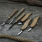 6-Piece Carving Knife, Chisel & Gouge Set