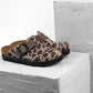 Zoe by LEON- Women’s Leather Platform Clog- Adjustable Buckle with Cork-style Footbed