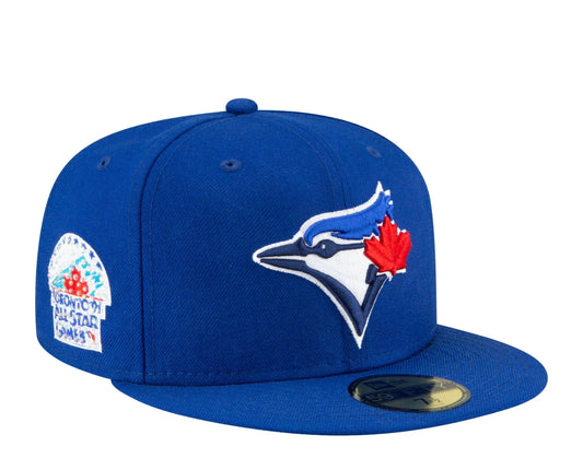 New Era 59Fifty Men Toronto Blue Jays Icy 1991 ASG Side Patch Fitted Hat Royal/Baby Blue
