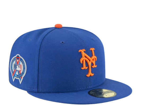 New Era 59Fifty Men New York Mets 9/11 Memorial Fitted Hat Royal