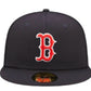 New Era 59Fifty MLB Boston Red Sox Cloud Icon Fitted Hat Navy