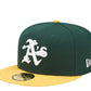 New Era 59Fifty MLB Oakland Athletics Comic Cloud Fitted Hat Green/Yellow