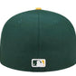 New Era 59Fifty MLB Oakland Athletics Comic Cloud Fitted Hat Green/Yellow