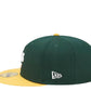 New Era 59Fifty MLB Oakland Athletics Comic Cloud Fitted Hat Green/Yellow