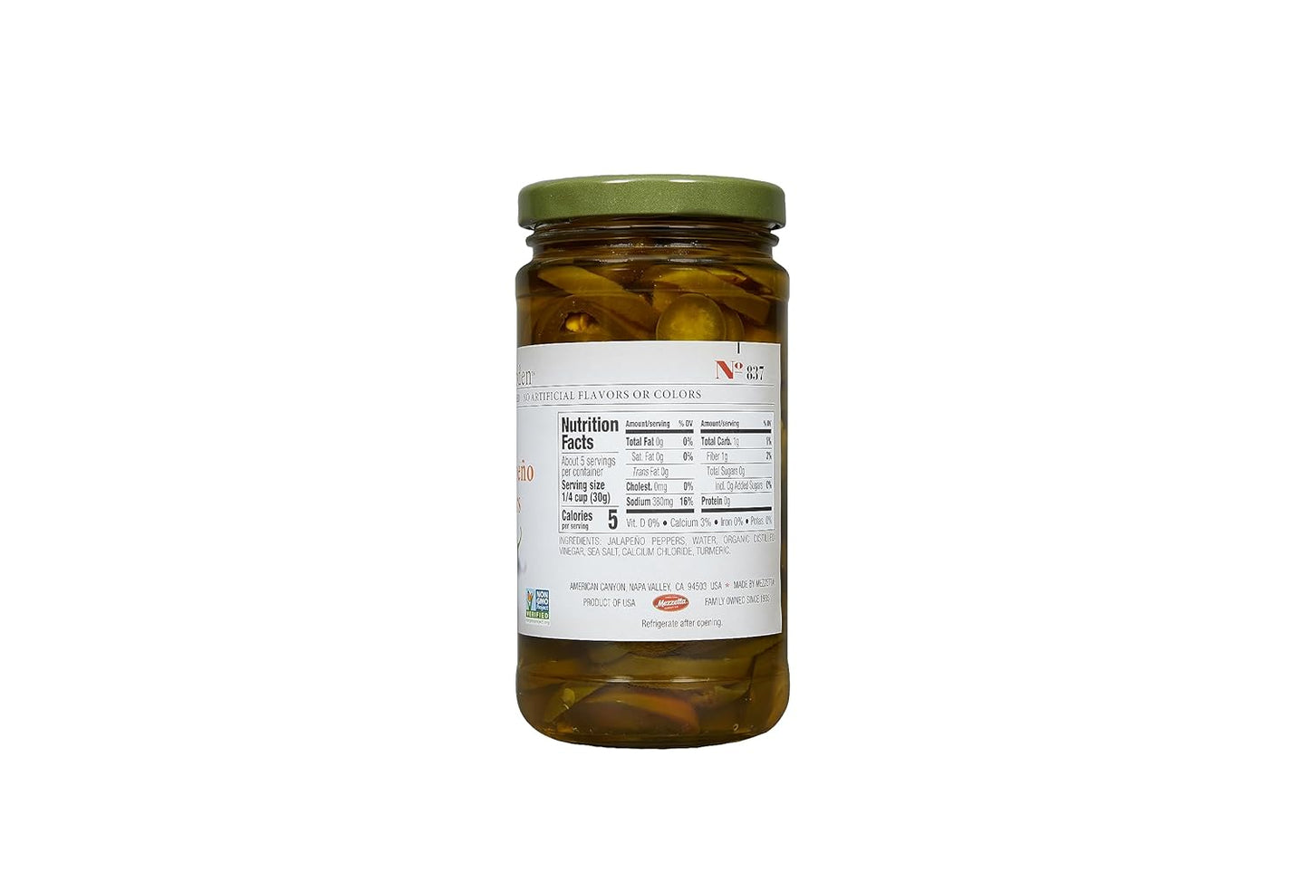 Jeff's Garden Hot Sliced Jalapeno Peppers, 12 oz, Pack of 6