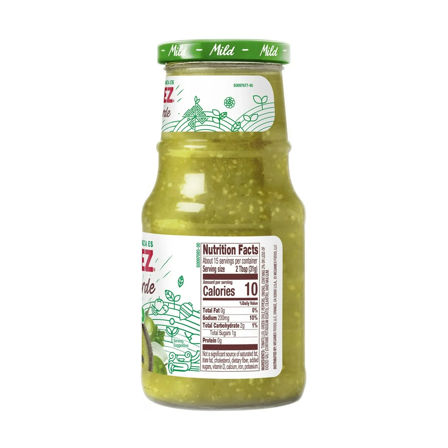 Herdez Salsa Verde, Mild,  16 Oz, Pack of 12