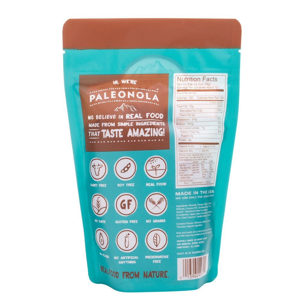 Paleonola Paleo Granola, Original Flavor, 10 Oz., Case of 6