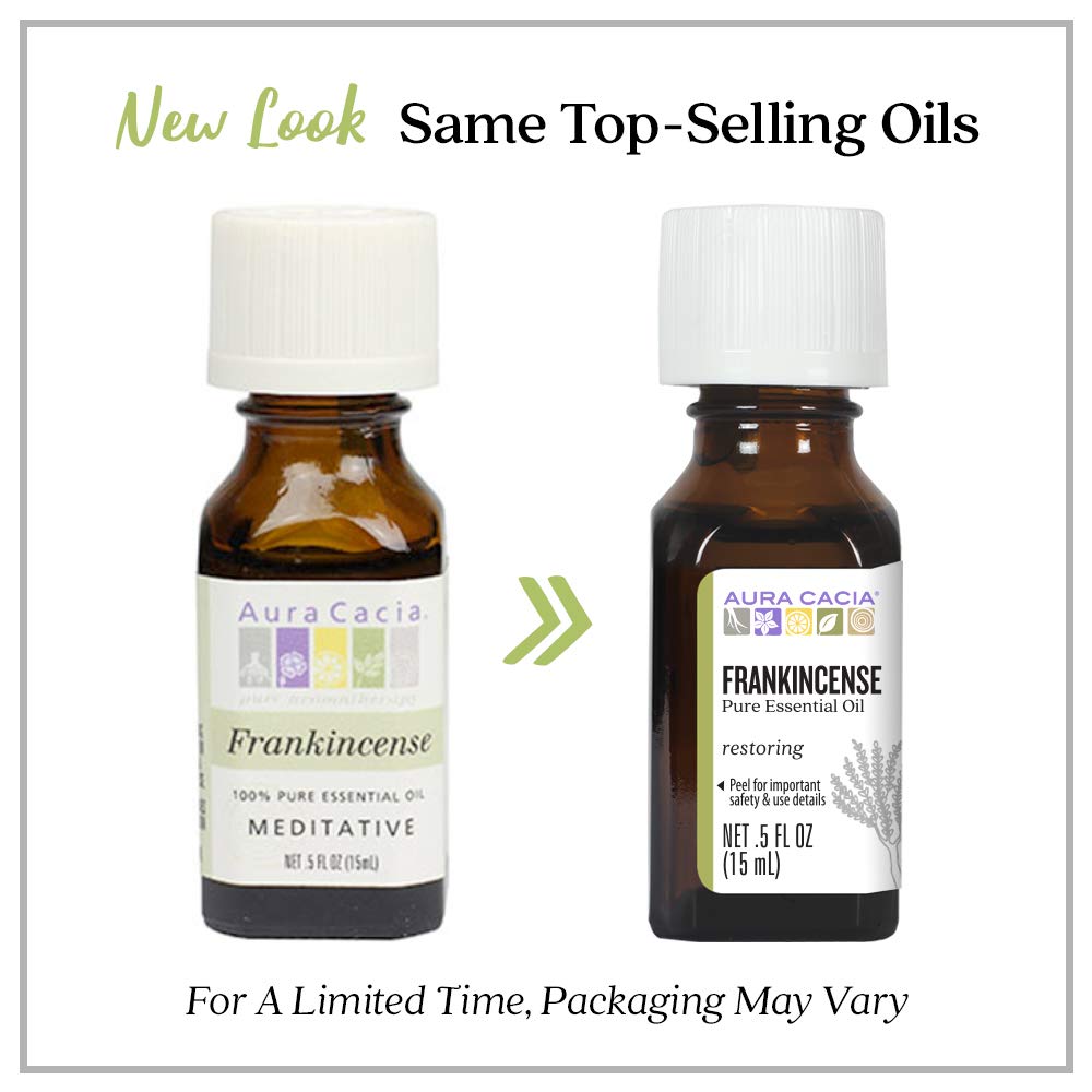 Aura Cacia Frankincense Restoring, Pure Essential Oil (0.5 fl oz)