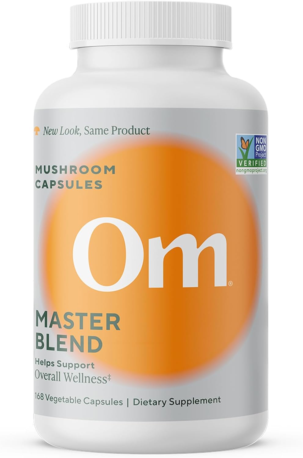 Om Mushroom Superfood: Master Blend Mushroom Capsules (80 Count)