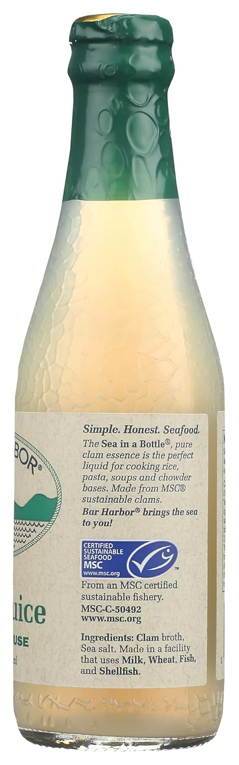 Bar Harbor Select Clam Juice, 8 fl oz, 12-Pack