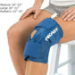Aircast Cryo Knee Cuff, Medium, Cold Therapy for Knee Pain & Swelling, 18-23 in (Cuff ONLY)