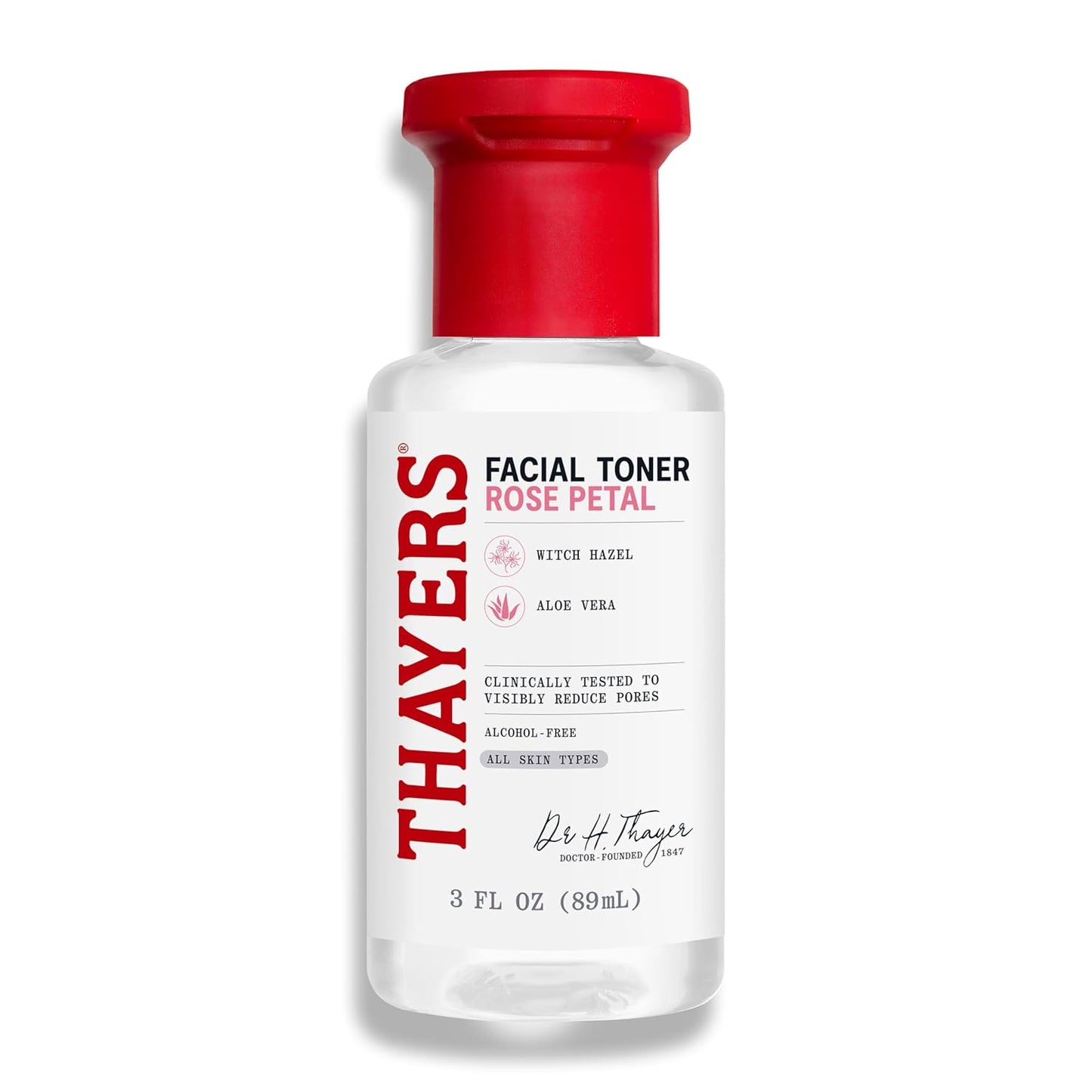 Thayers Witch Hazel Rose Petal Hydrating Face Toner, Sensitive Skin, 3 fl oz (Pack of 12)