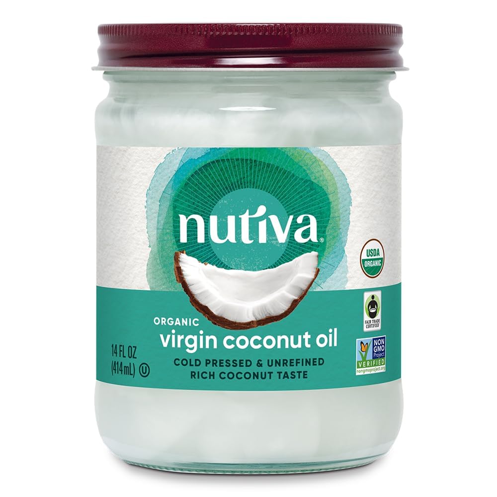 Nutiva Organic Virgin Coconut Oil 14 oz Pack of 6