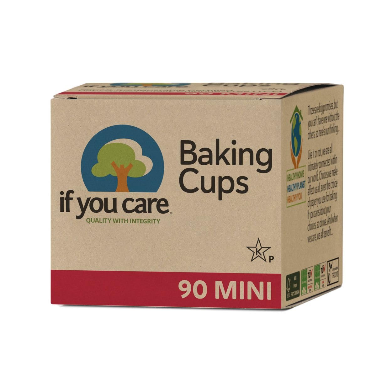 You Care Mini Cupcake Liners (90 Count - Pack of 24)