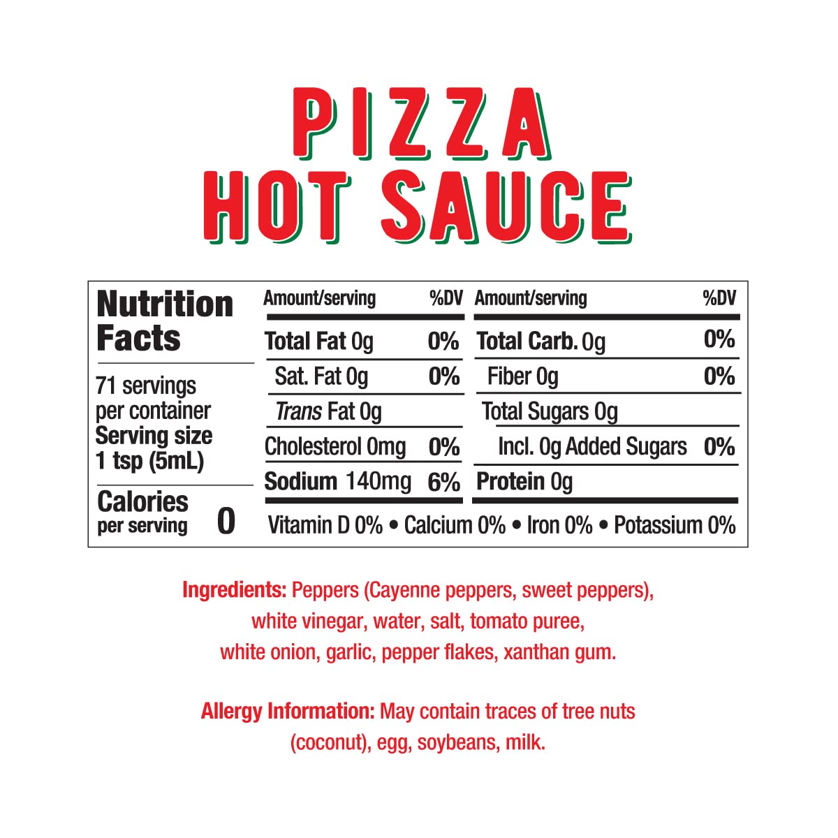 Melinda's Pizza Hot Sauce, Gluten-Free, Award-Winning, Case of 6 (12 oz)