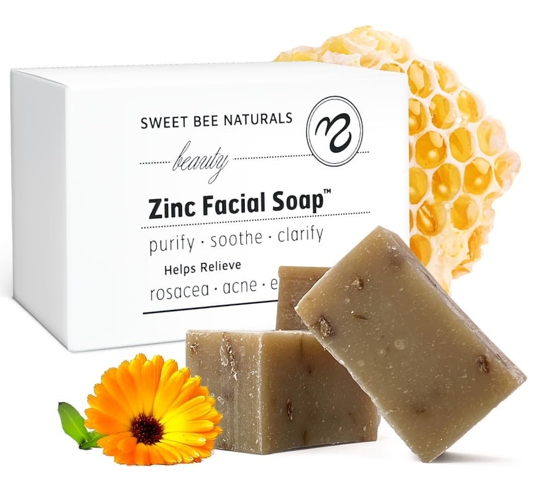 Sweet Bee Naturals Ultimate Beauty Zinc Facial Soap, 3.75 Oz.