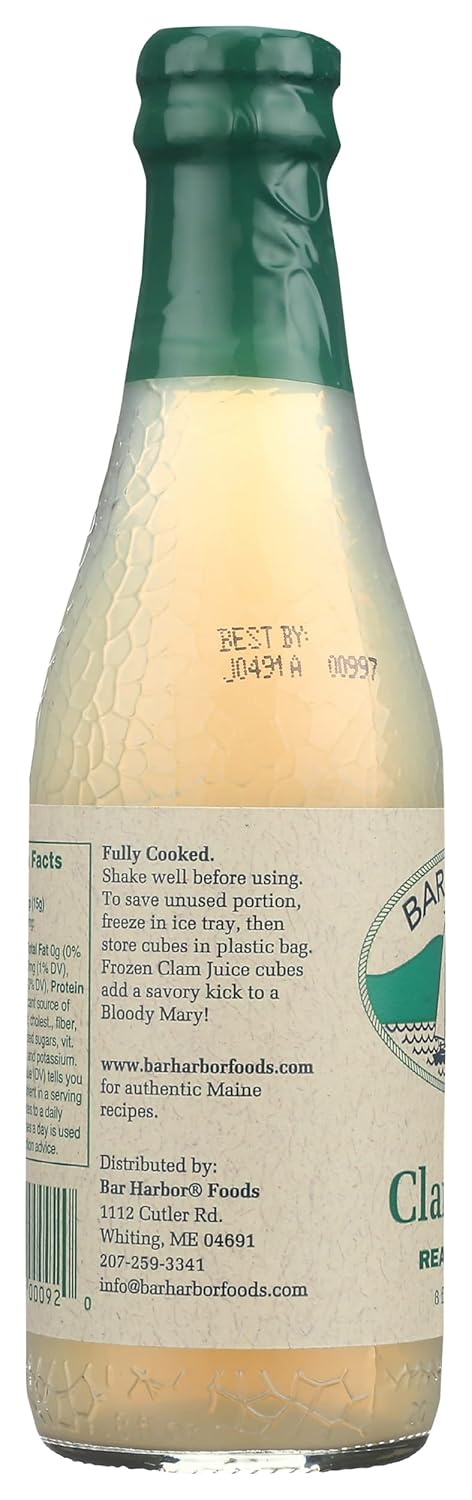 Bar Harbor Select Clam Juice, 8 fl oz, 12-Pack