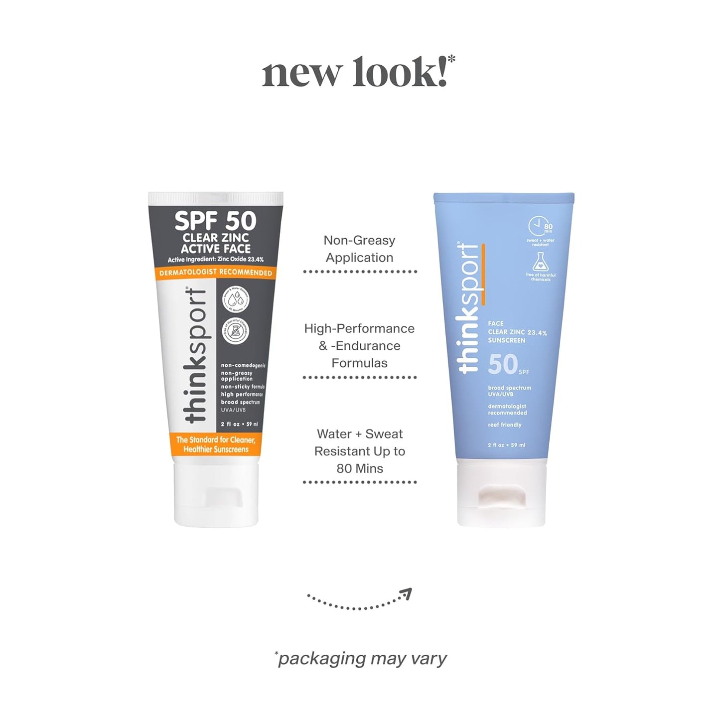Thinksport Safe Sunscreen Active Clear Zinc SPF 50 - 1 Each - 2 oz