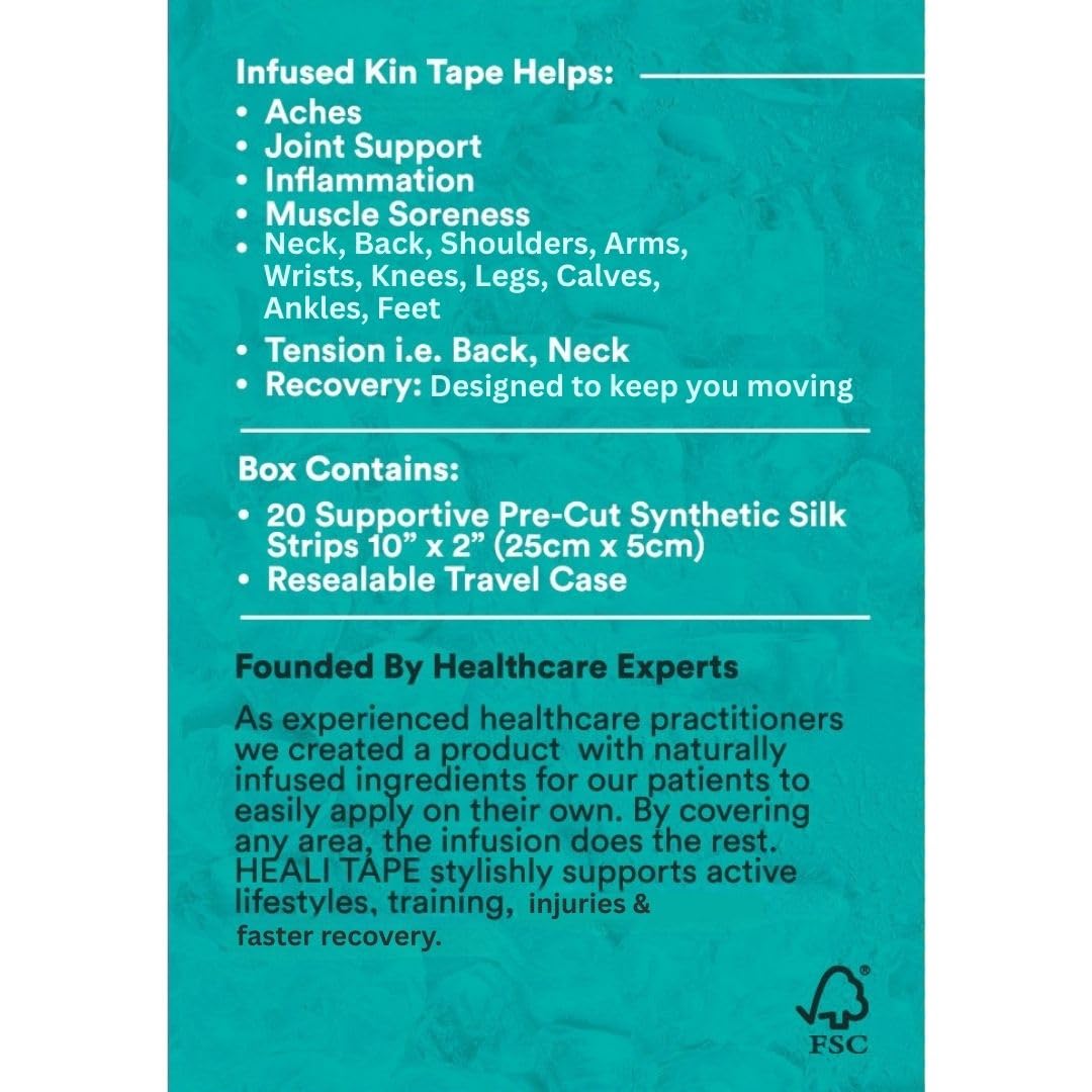 Heali Knoselogy Tape Infused with Topical Magnesium & Menthol