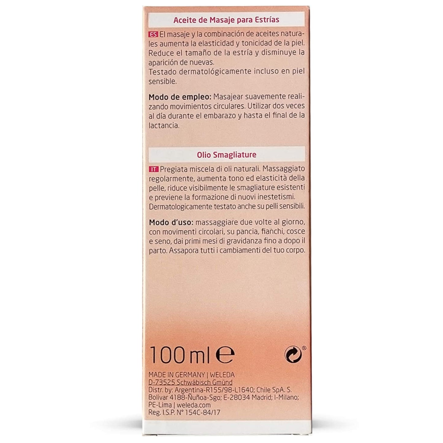 Weleda Stretch Mark Massage Oil, 3.4 Fl. Oz.