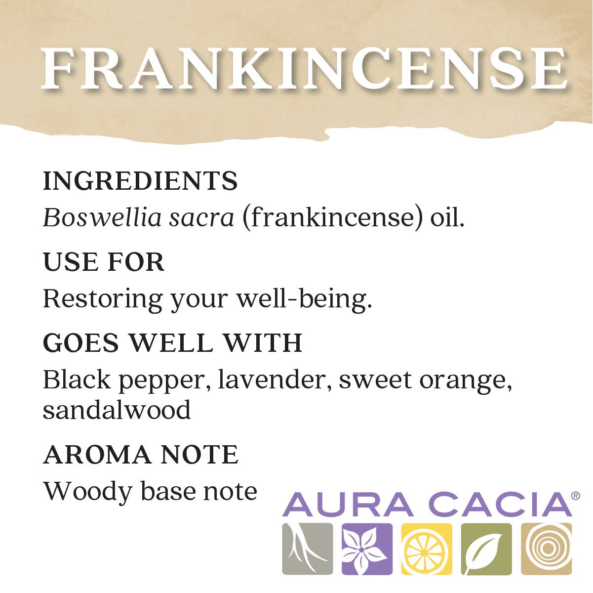 Aura Cacia Frankincense Restoring, Pure Essential Oil (0.5 fl oz)