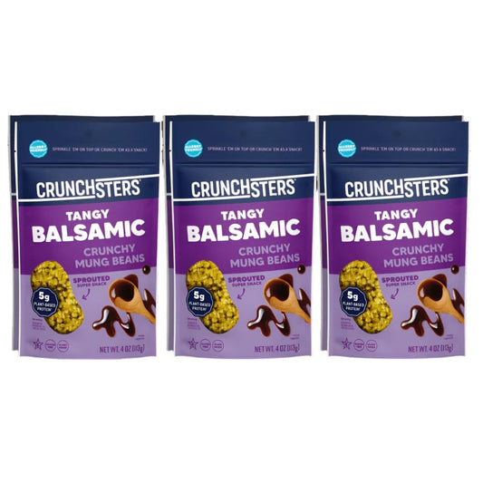 Crunchsters Smoky Balsamic Sprouted Protein Snack, Case of 6, 4 Oz. Each