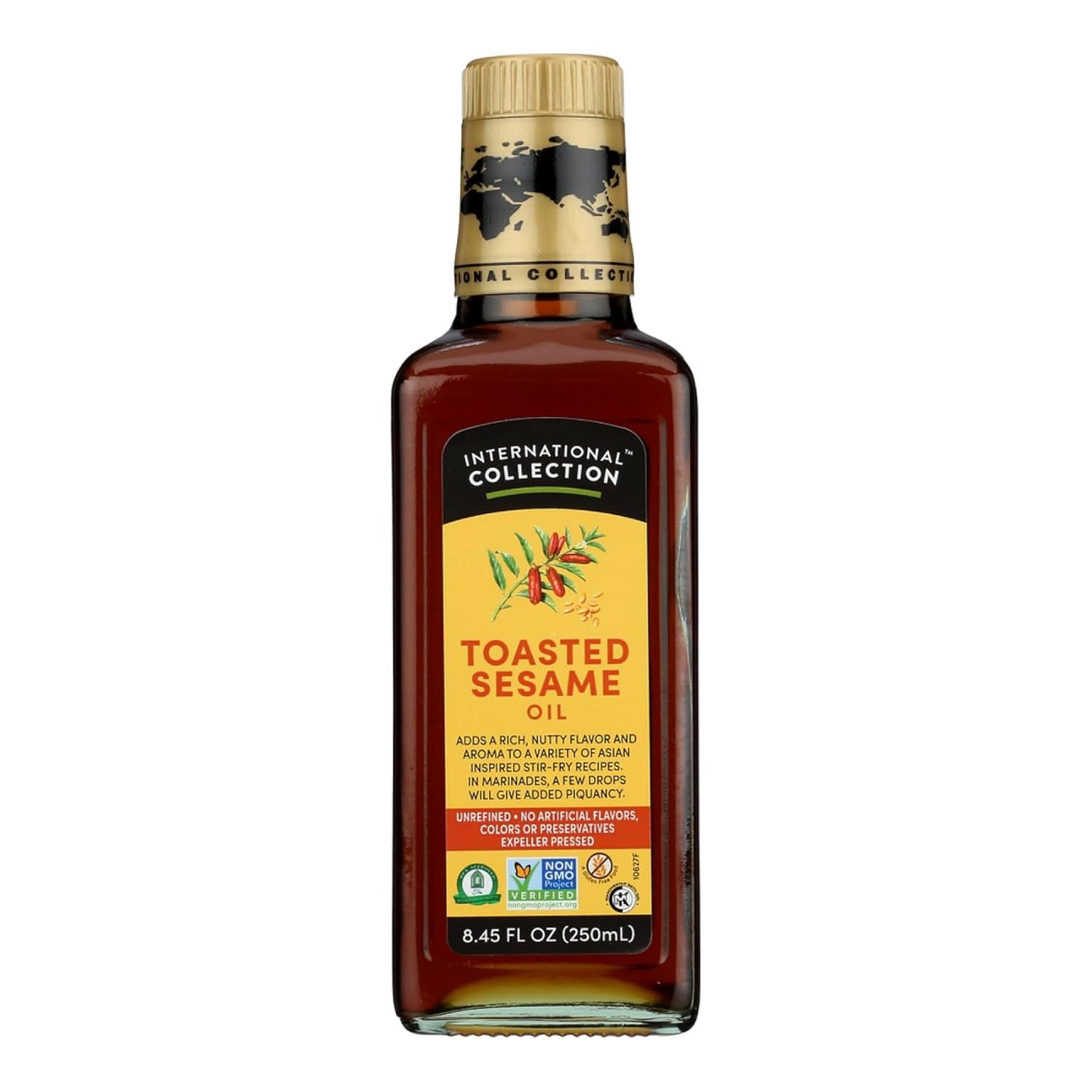International Collection Premium Toasted Sesame Oil, 8.45 fl oz, Pack of 6