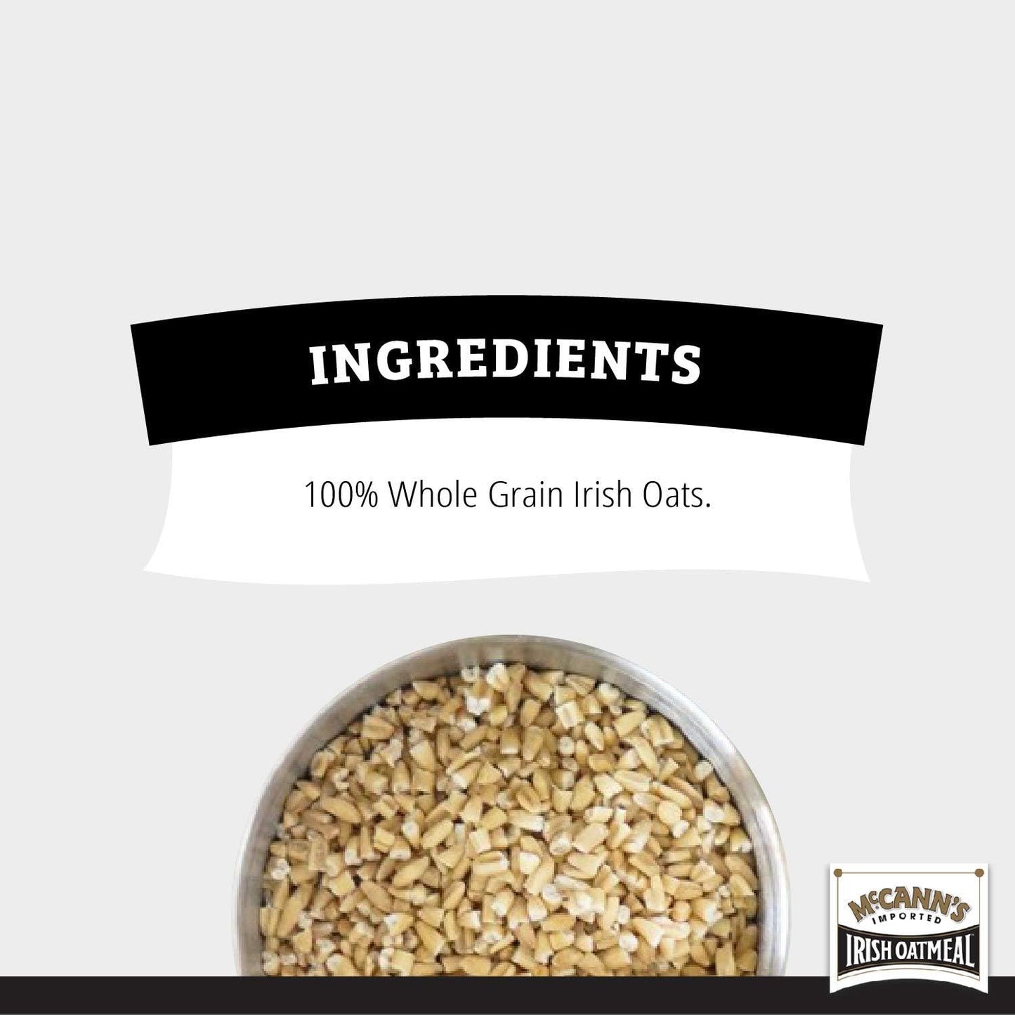 McCann's Irish Oatmeal Quick Cooking Rolled Oats, 16 oz, Case of 12