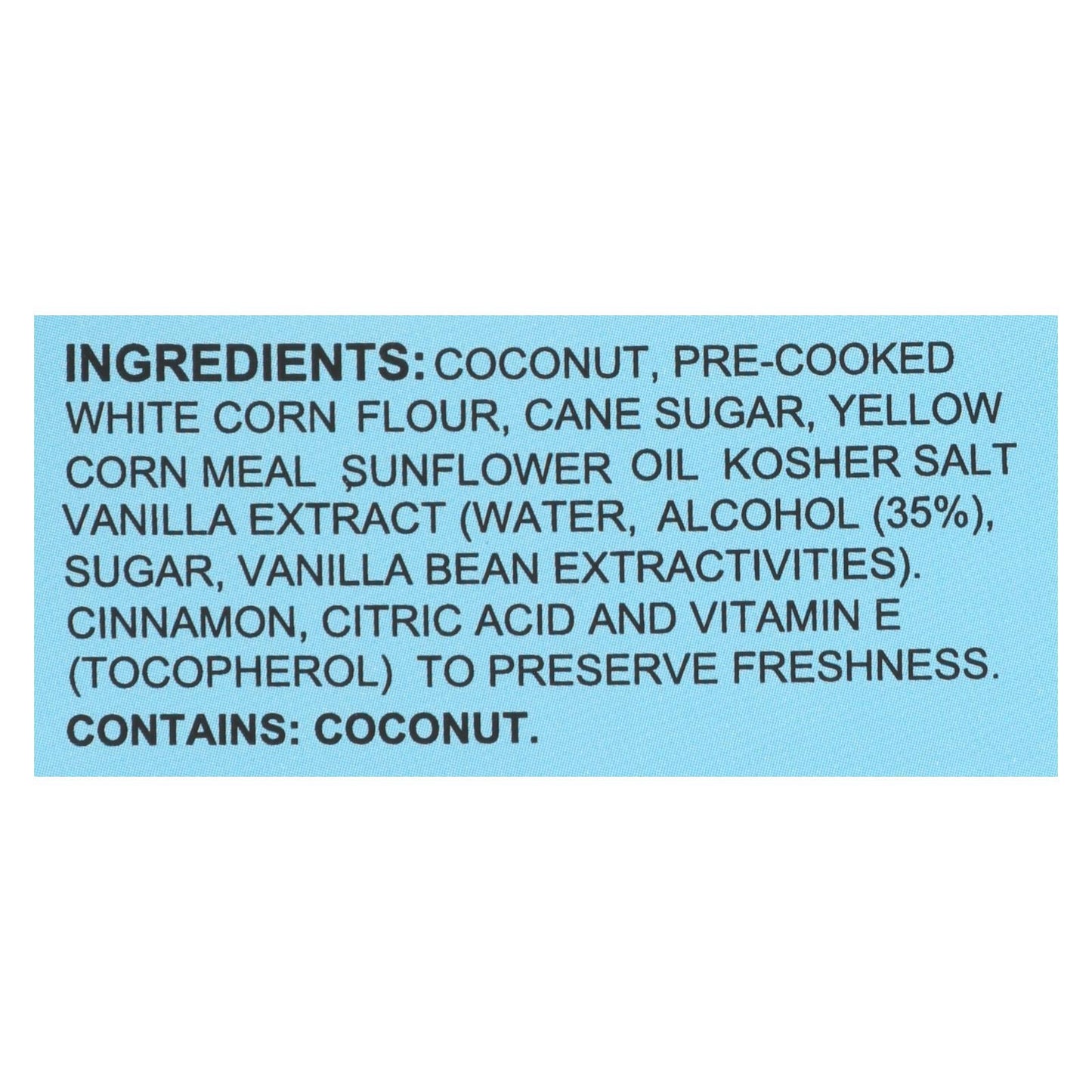 Craize Corn Crisps Coconut Toastd, 0.9 oz. (Pack of 6)