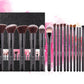 18pcs hand made makeup brush set