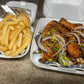 Chicken Quarter with French Fries