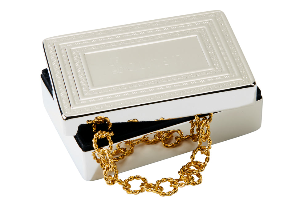 Rect Lift Top Jewelry Box, Np 1.5" X 3" X 4.5" by Creative Gifts