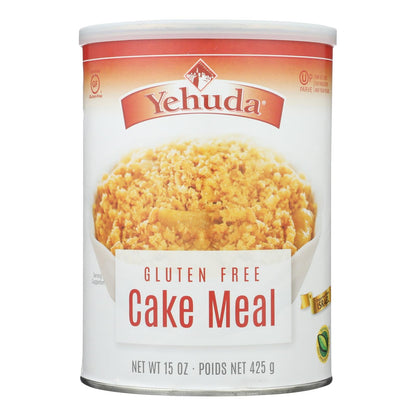 Yehuda - Cake Meal Gluten Free Kosher For Passover - Case Of 12 - 15 Oz