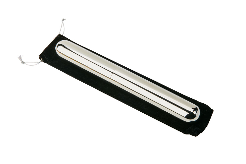 Stainless Steel Cigar Tube with Black Pouch by Creative Gifts