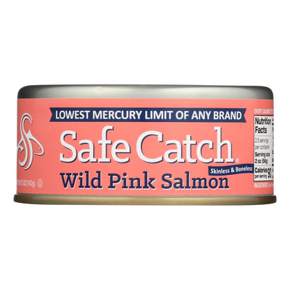 Safe Catch Salmon Pink Wild (Pack of 6 - 5 oz)