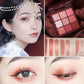 Nine Colors Matte Shimmer Sequins Earth Color Thin And Glittering Eye Shadow Plate