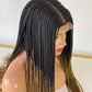 Ready to Ship - Tribal Cornrow Braided Wig (Closure Lace)