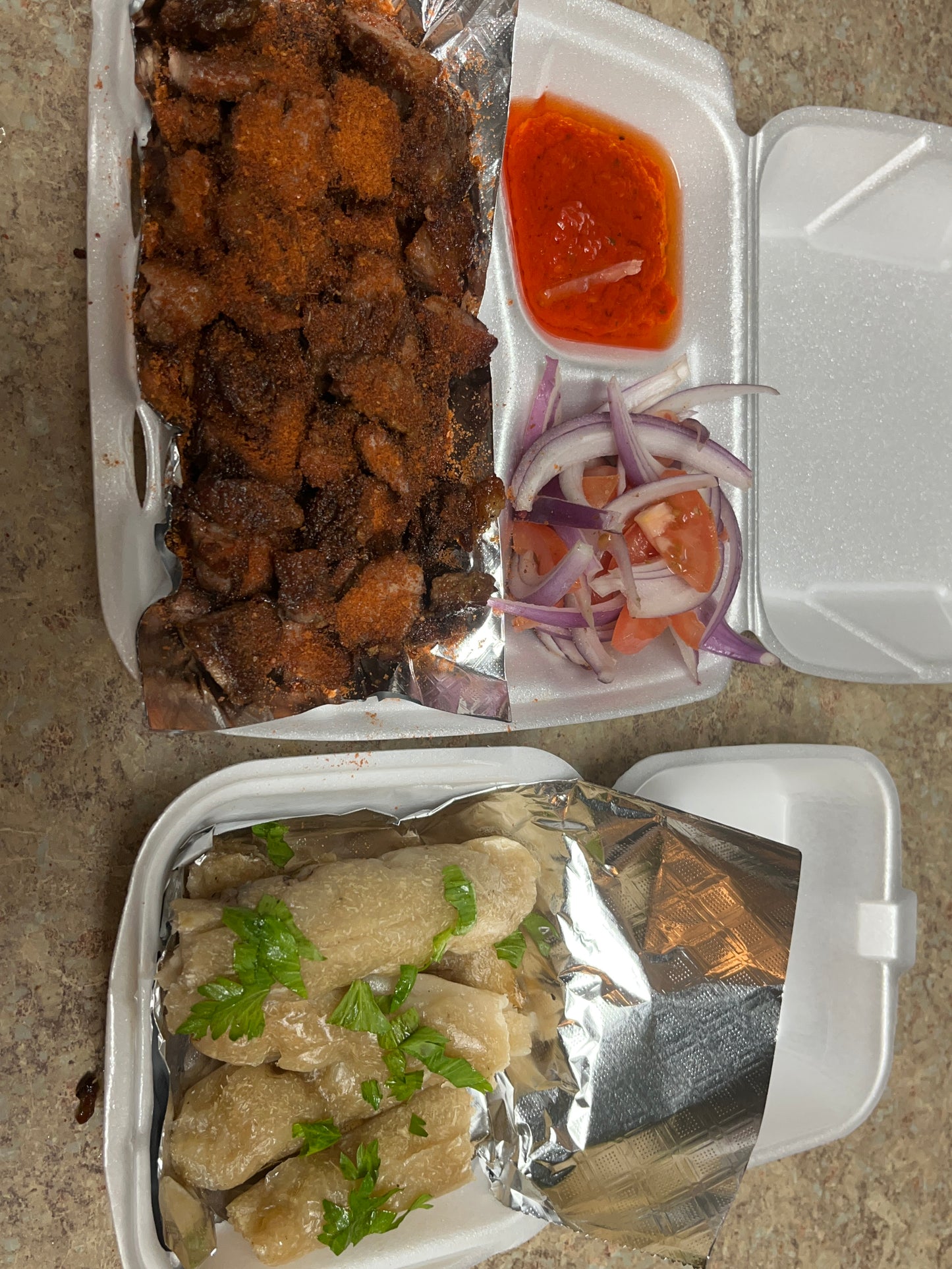 Beef Suya with Bobolo