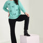 The Meadow Love Sweatshirt in Lake Green