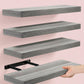 Floating Shelves Set of 4 – 15.8" Wall Shelves with Invisible Brackets