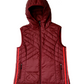 Powerstripe Eco-Friendly Down Hooded Vest
