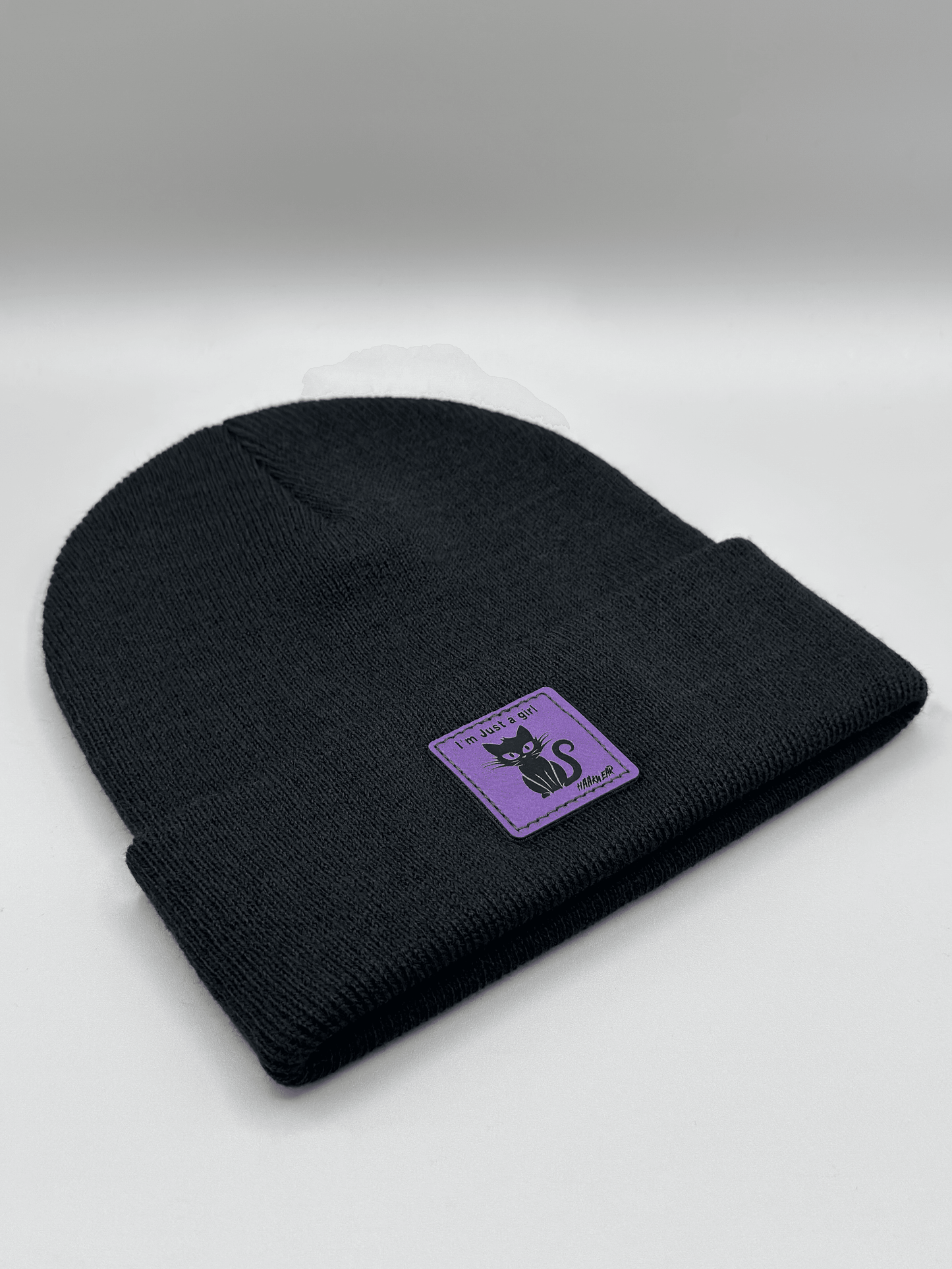 Haakwear Halloween Beanie, Meowgical, I'm Just a Girl Beanie